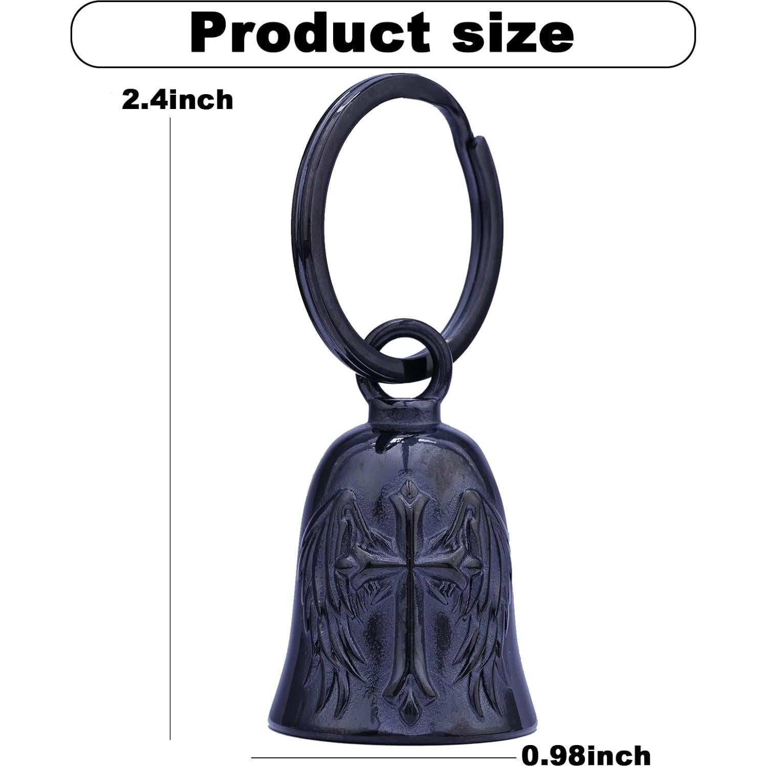 Campana de Ángel para Motociclistas CYZBTBl - 3D Negra