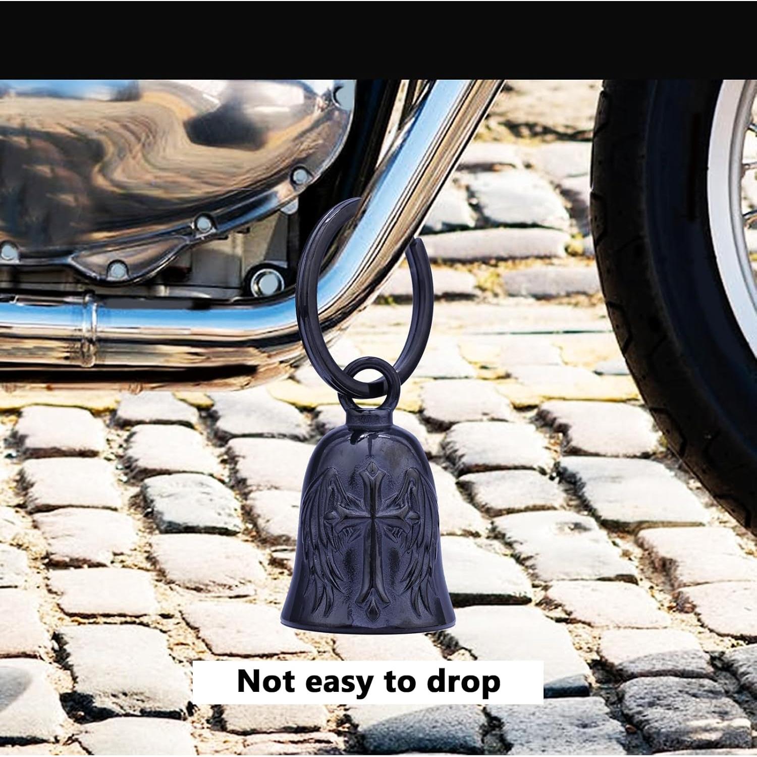 Campana de Ángel para Motociclistas CYZBTBl - 3D Negra