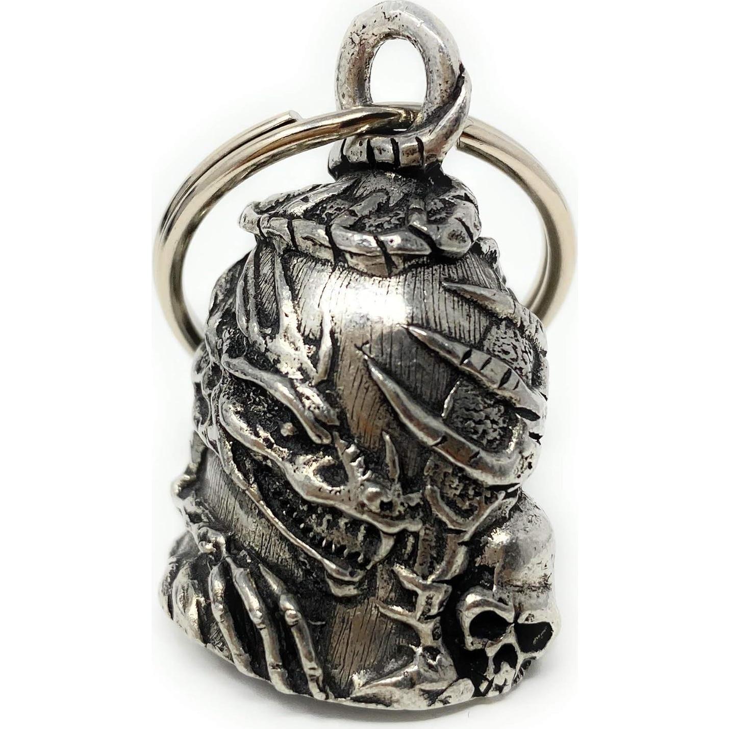 Campana Bravo Bells Calavera Dragón - Accesorio Motocicleta