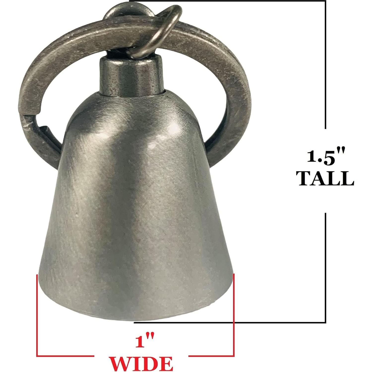 Campana de Guardia Motocicleta Kustom Cycle Parts KCP-BELL Plateada