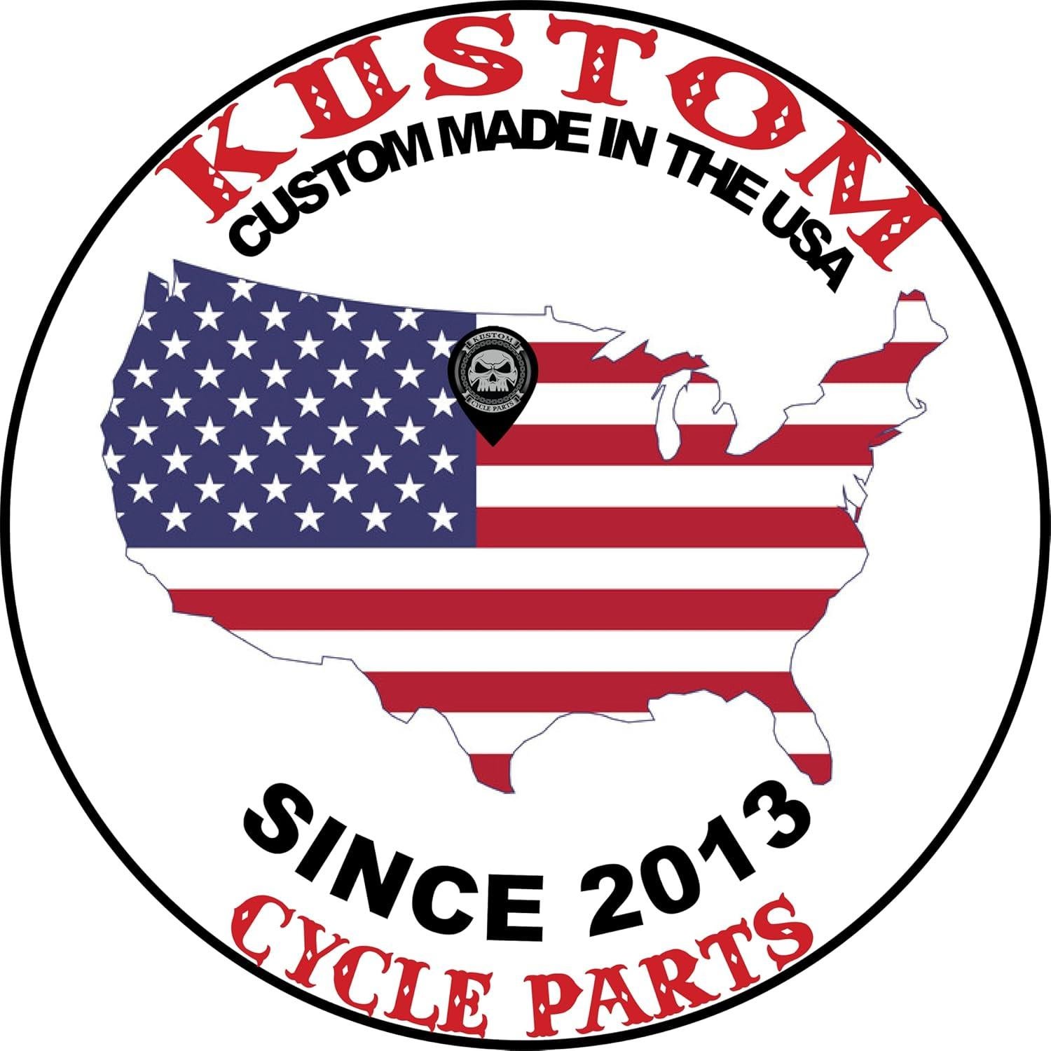Campana de Guardia Motocicleta Kustom Cycle Parts KCP-BELL Plateada