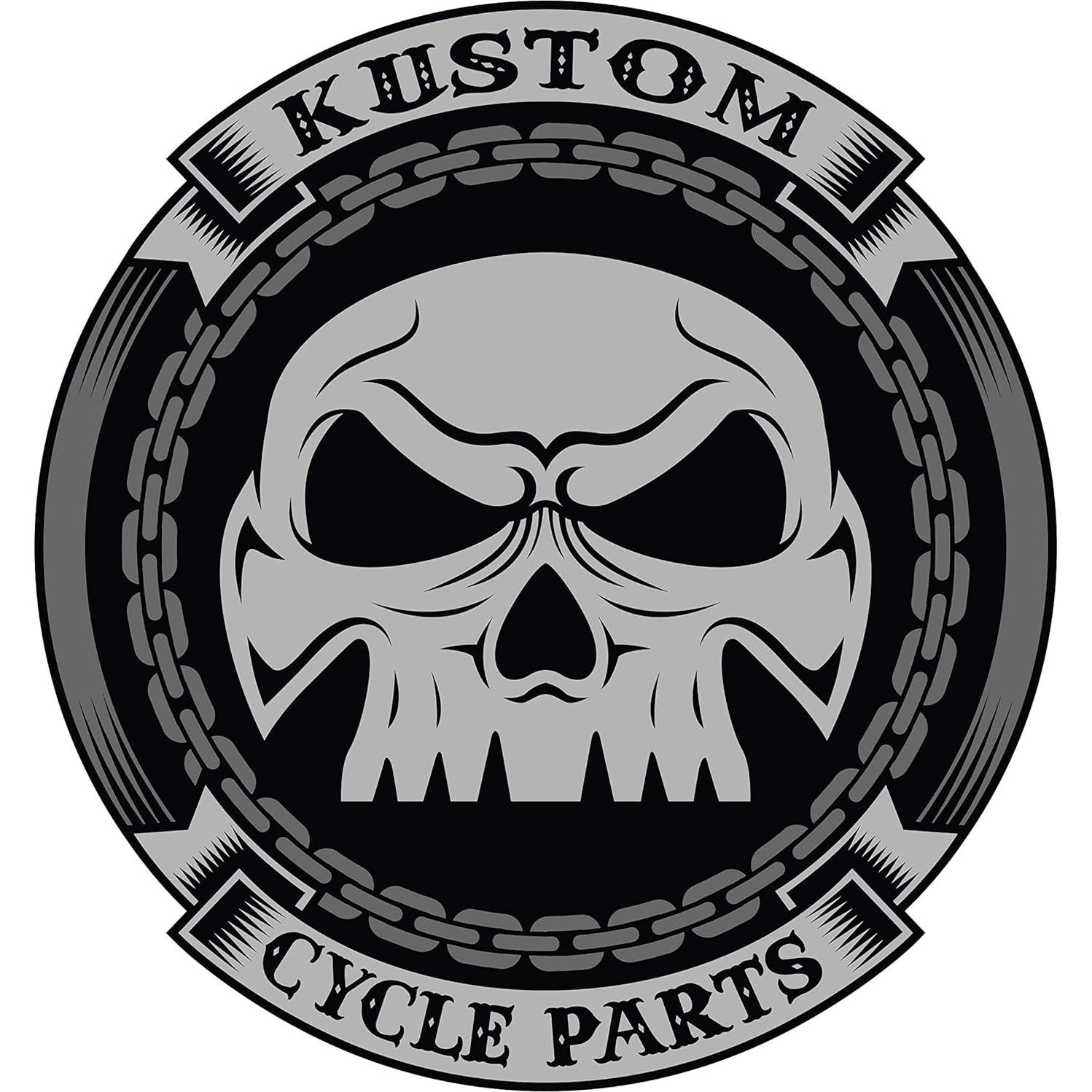 Campana de Guardia Motocicleta Kustom Cycle Parts KCP-BELL Plateada