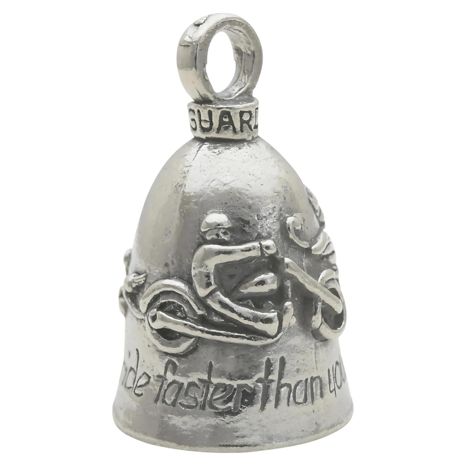 Campana de la Suerte Guardian de Estaño Hecha a Mano - Regalo