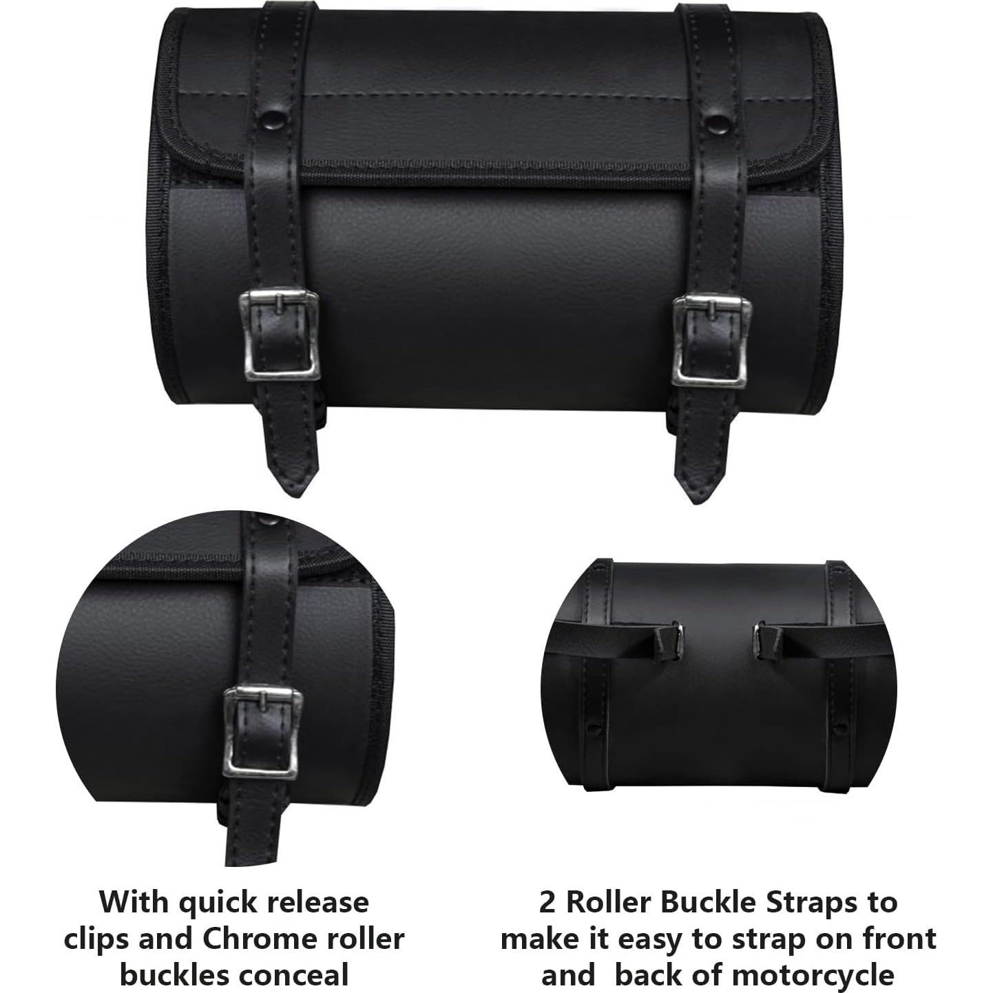 Bolsa de Manillar GARGOYLE BELLS 30.48 cm PVC Negro