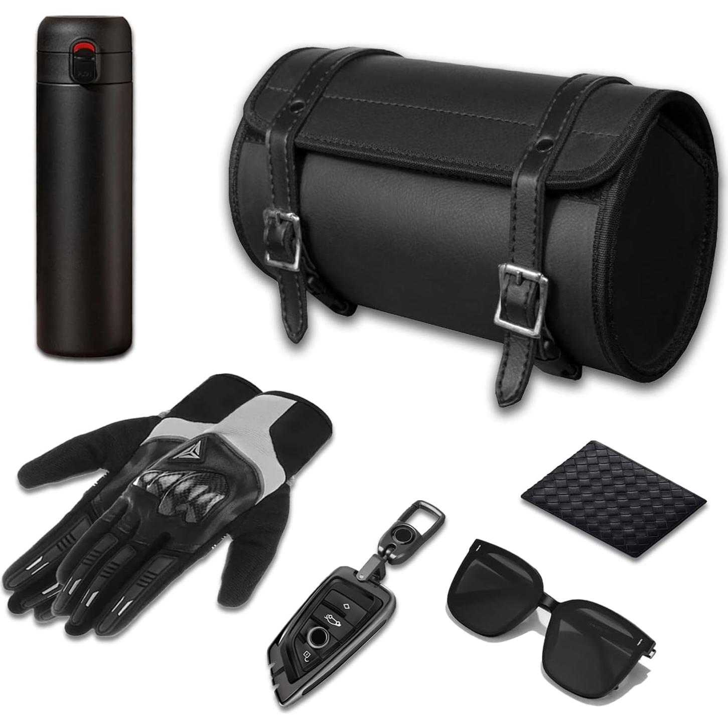 Bolsa de Manillar GARGOYLE BELLS 30.48 cm PVC Negro