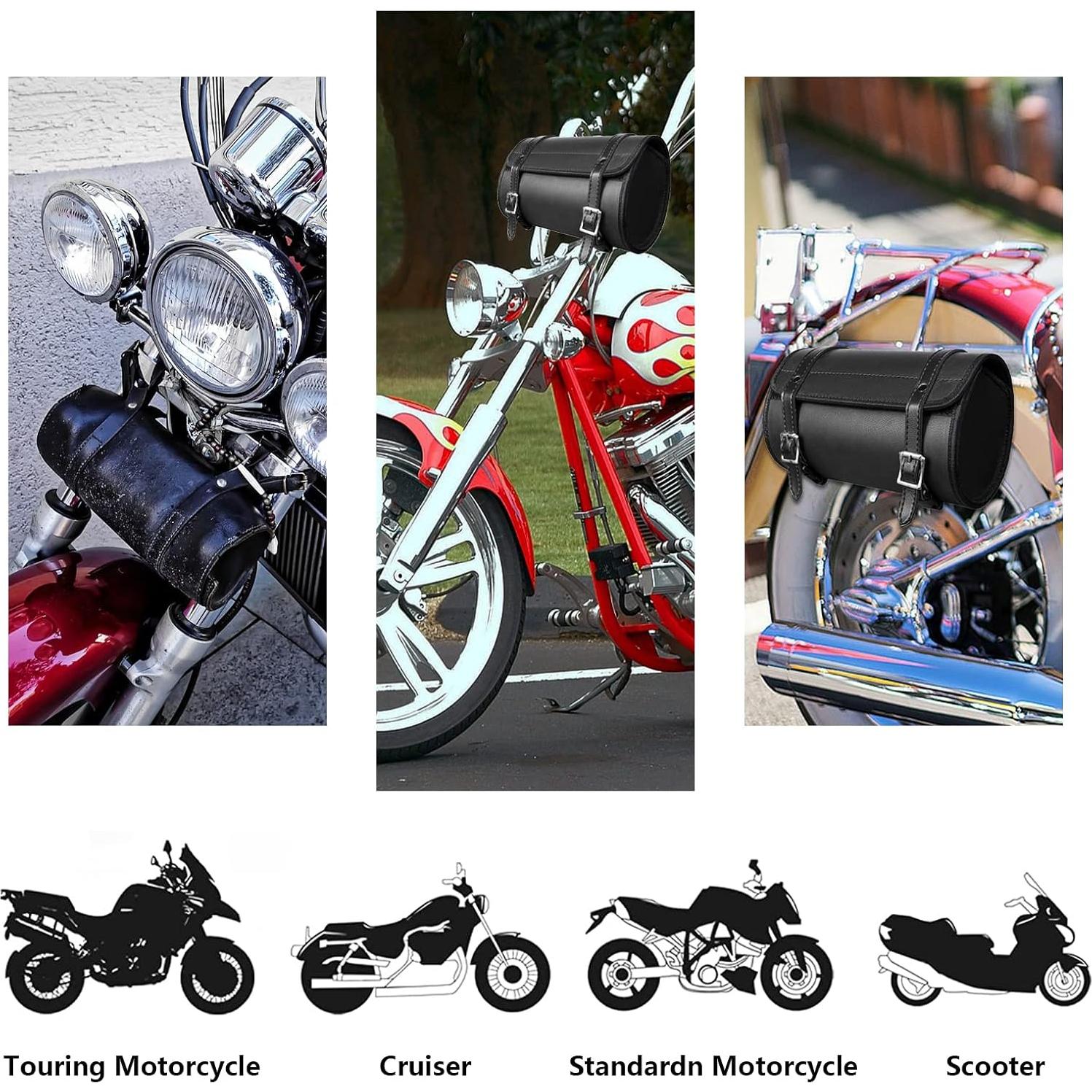 Bolsa de Manillar GARGOYLE BELLS 30.48 cm PVC Negro