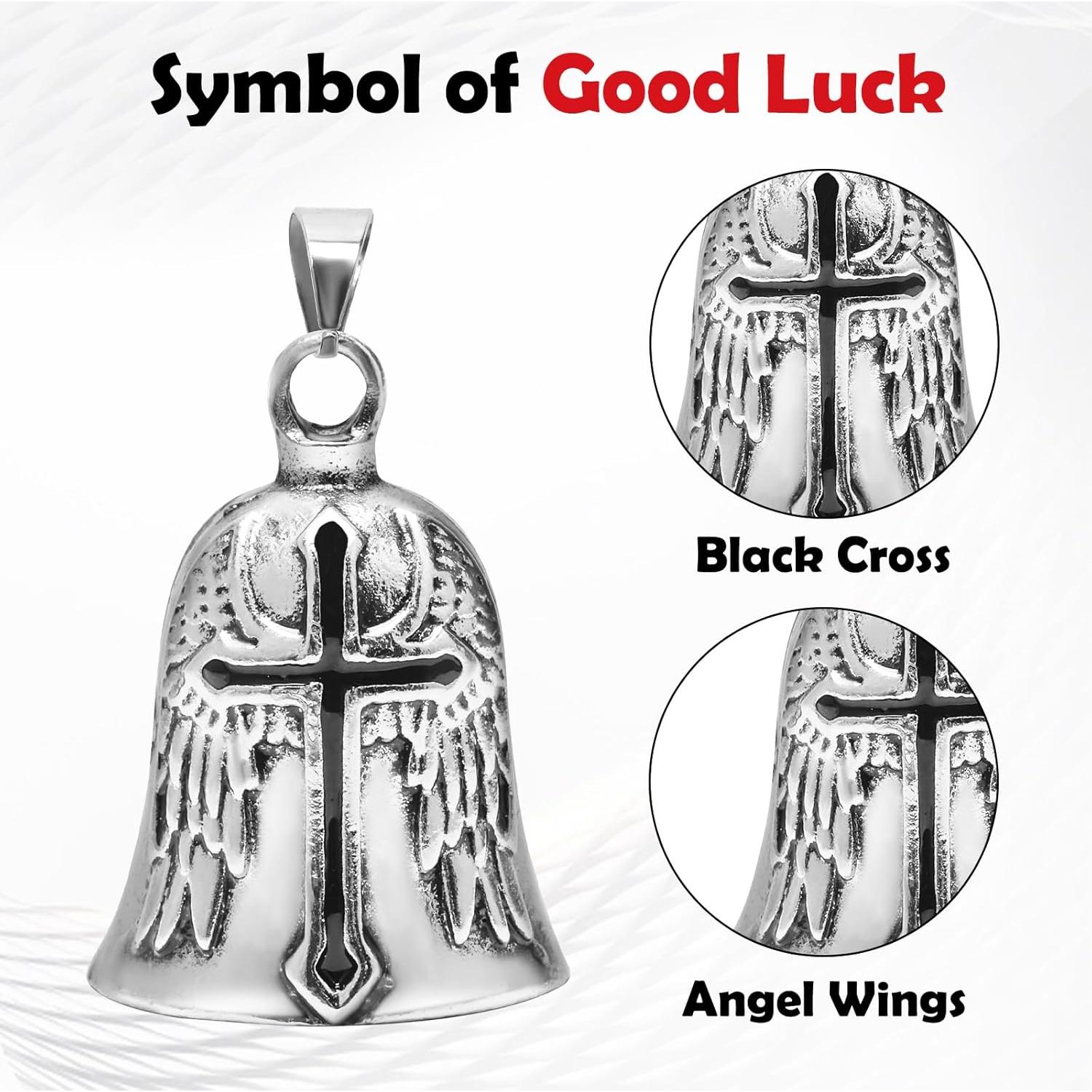 Campana de Motocicleta Ángel Guardián Solaradgy con Accesorios