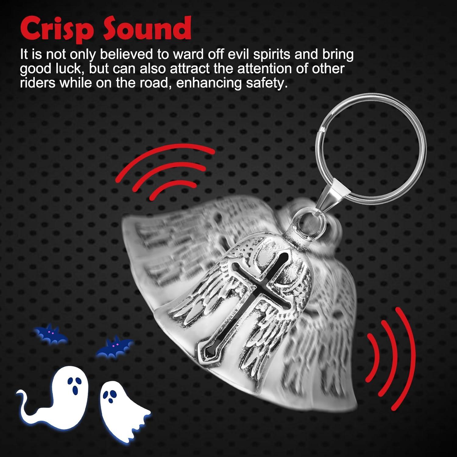 Campana de Motocicleta Ángel Guardián Solaradgy con Accesorios