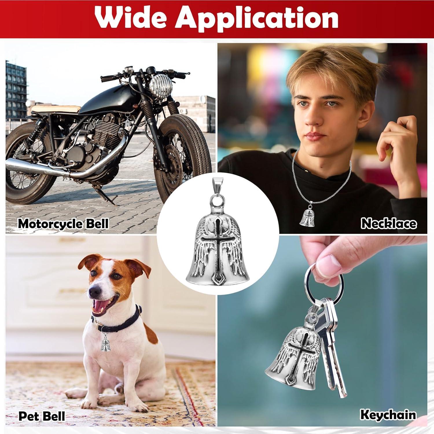 Campana de Motocicleta Ángel Guardián Solaradgy con Accesorios