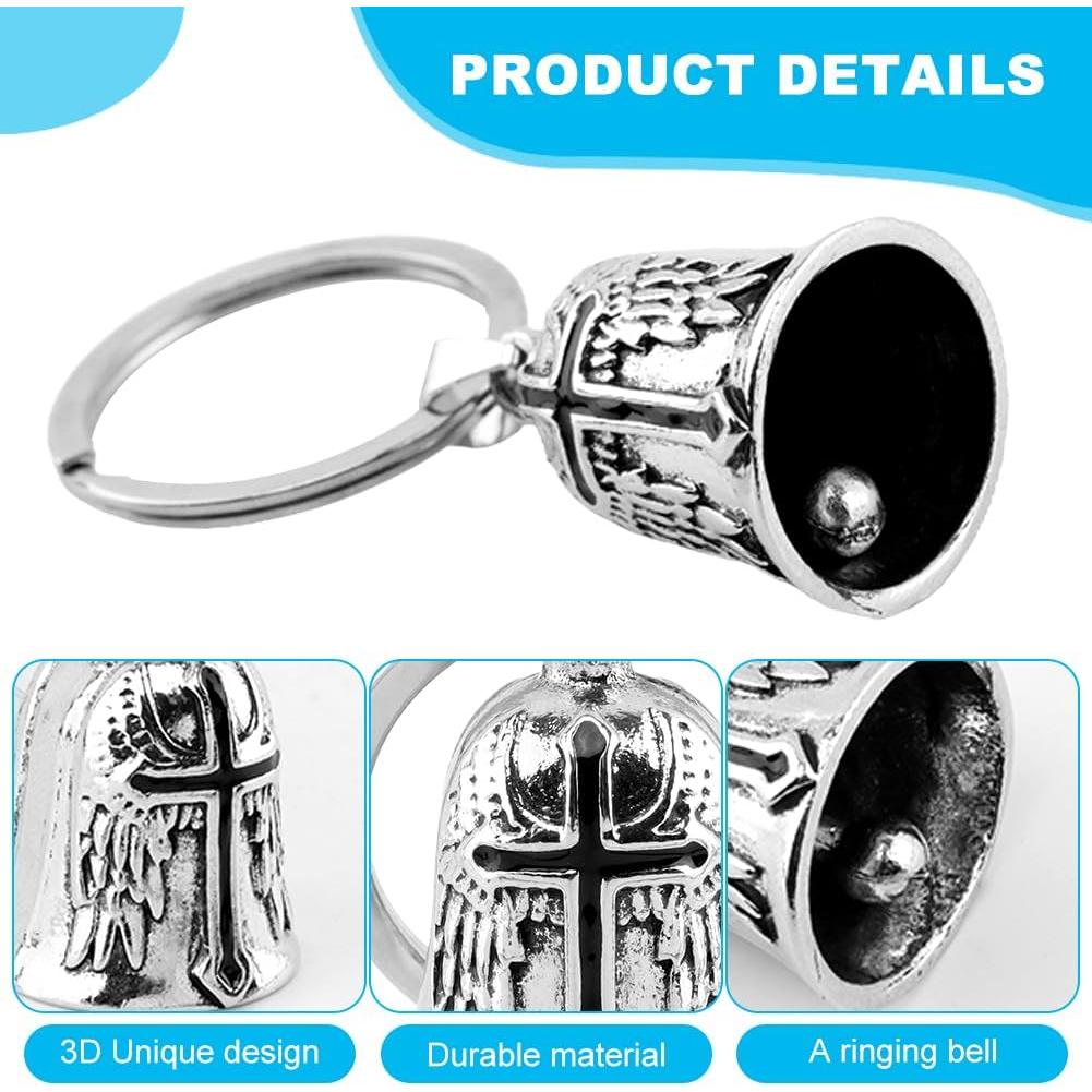 Campana de Motocicleta Trasylph Ángel Cruz - Amuleto de Suerte