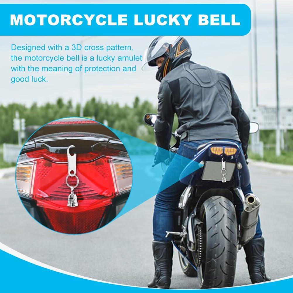 Campana de Motocicleta Trasylph Ángel Cruz - Amuleto de Suerte