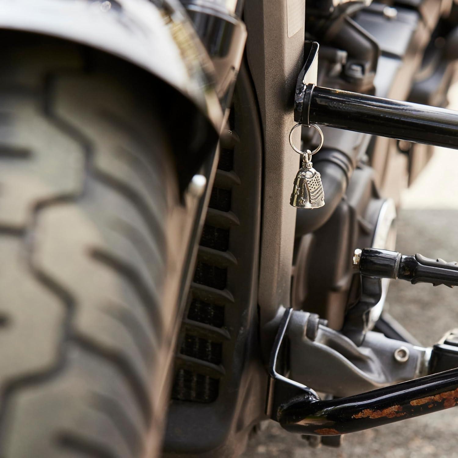 Campana Guardian de Animales - Campana de Motocicleta de Estaño Hecha en EE. UU.