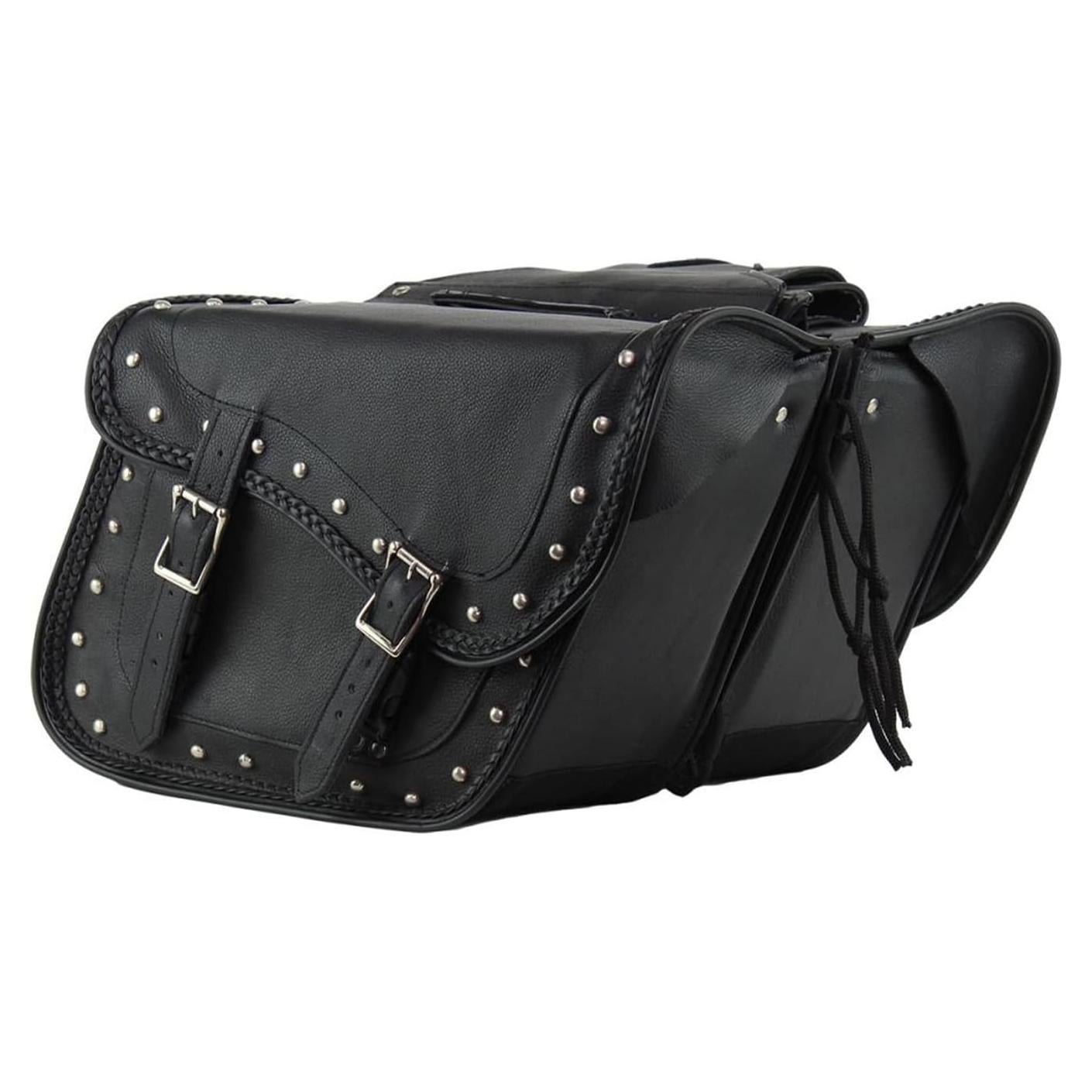 Bolsa de Sillón de Cuero GARGOYLE BELLS para Motocicleta 33x25.4cm