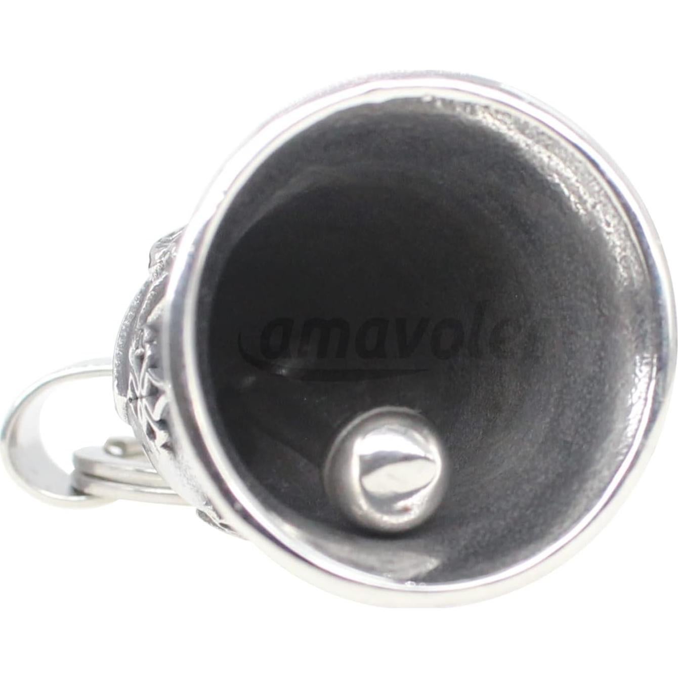 Campana de Motocicleta Acero Inoxidable con Soporte y Regalo