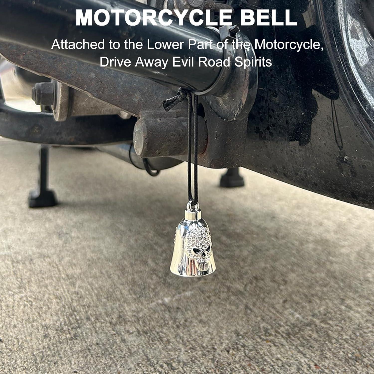 Campana de Motocicleta Dream Apparel Calavera con Cristales