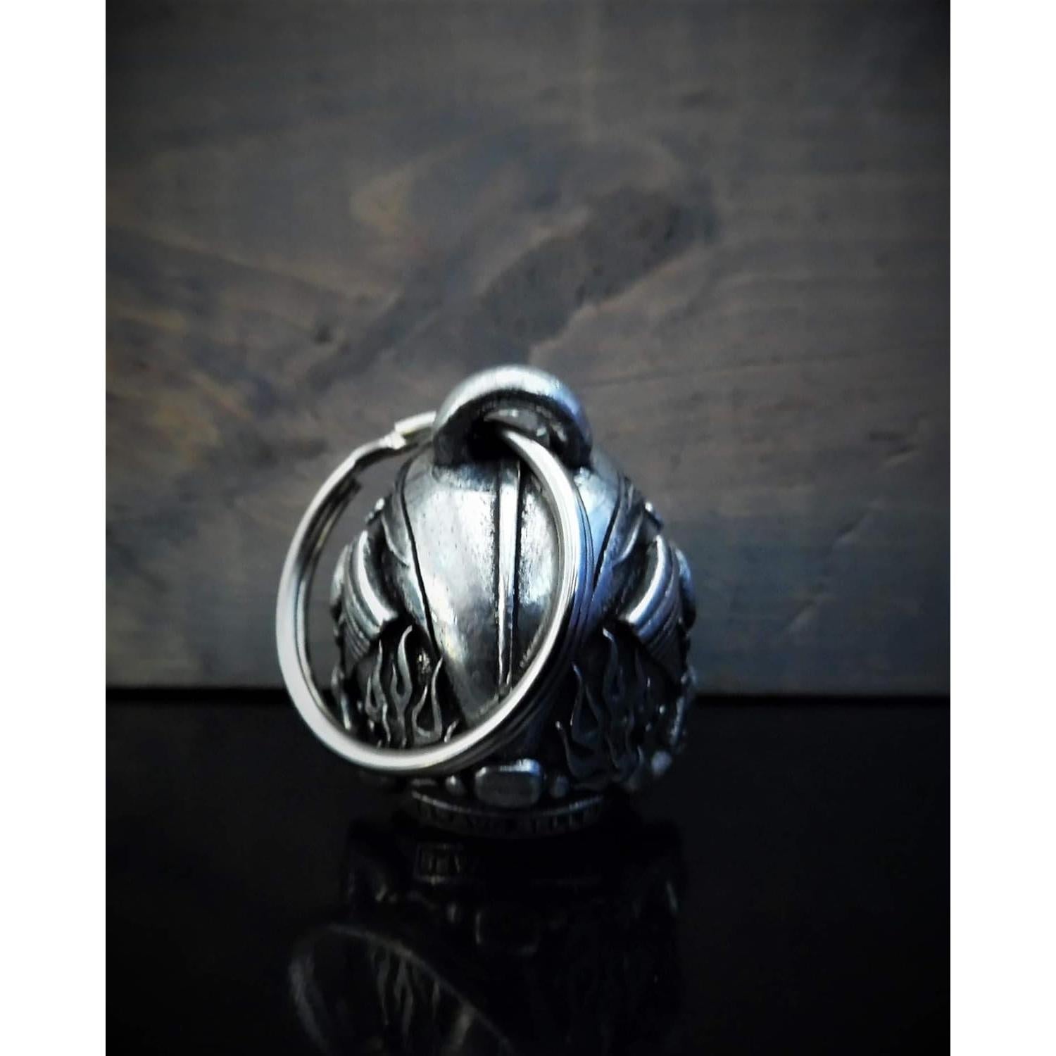 Campana Bravo Bells Calavera Motorhead - Accesorio Motociclista