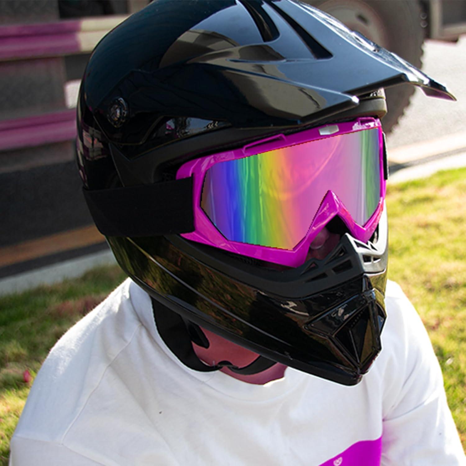 Gafas de Motocross CoPvner UV400 Offroad Adultos Niños