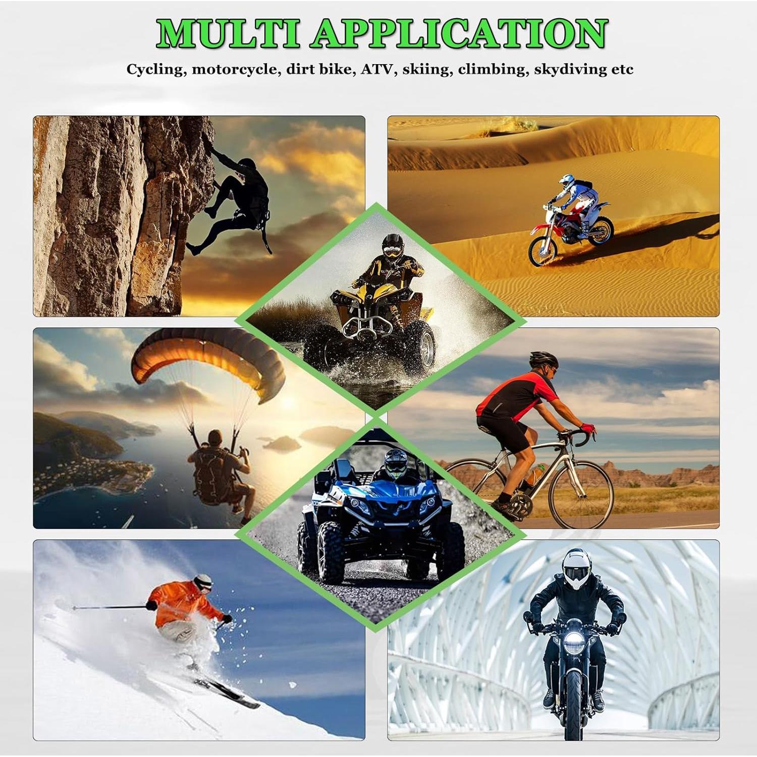 Gafas de Motocicleta Off Road - Lentes Claras y Ajustables