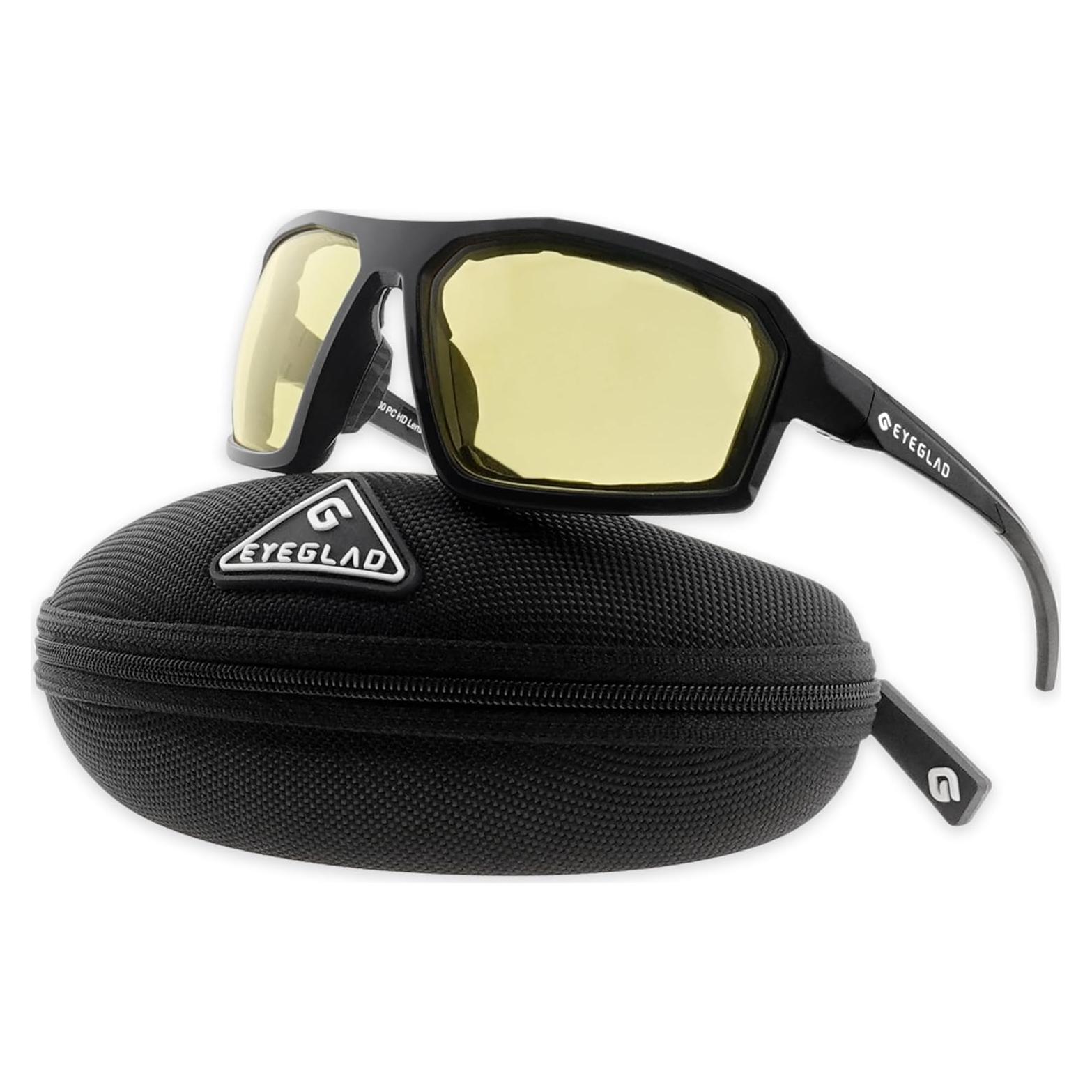Gafas de Motocicleta EYEGLAD REV HD UV400 Amarillo