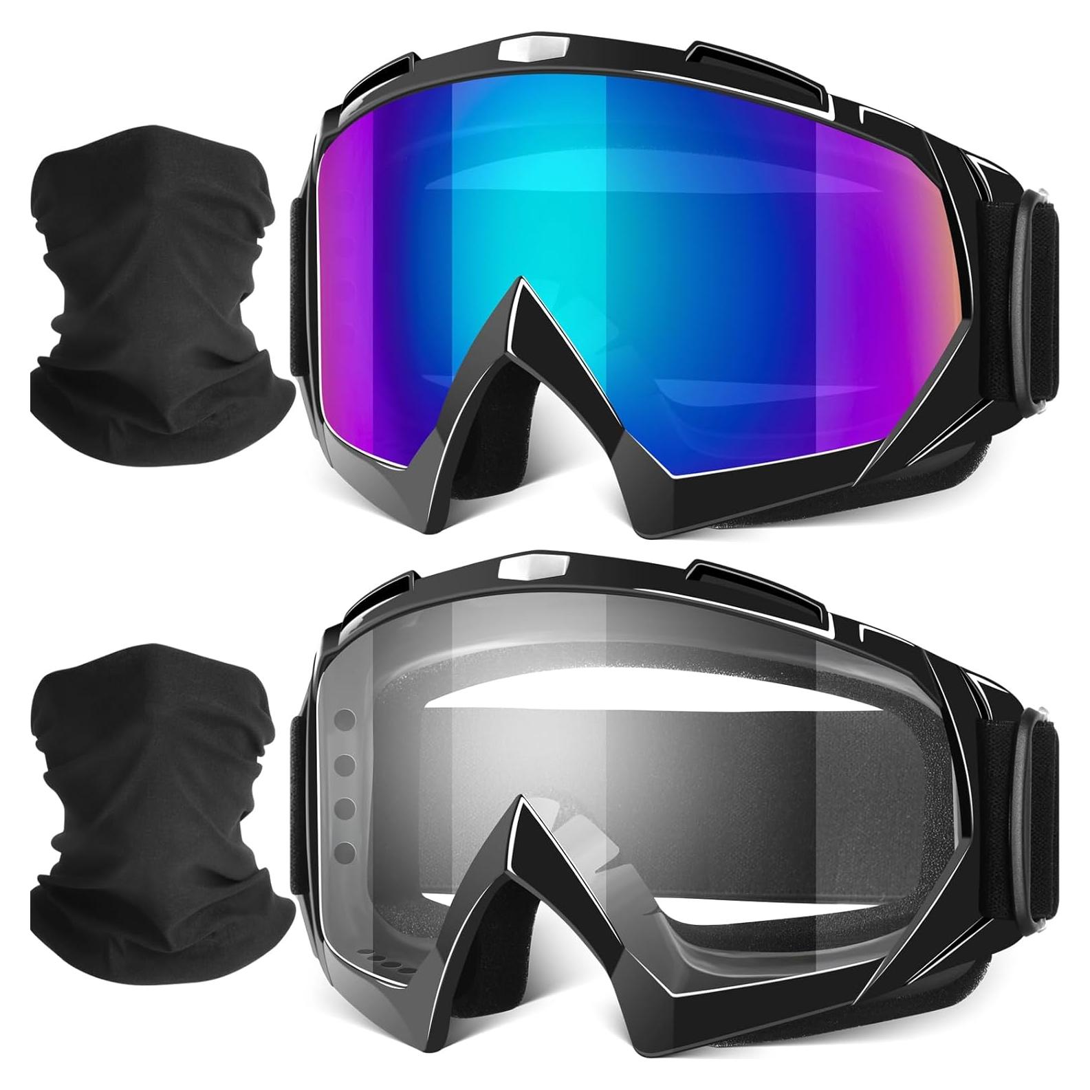 Gafas de Motocicleta YENPK 634 - Protección UV y Antivaho