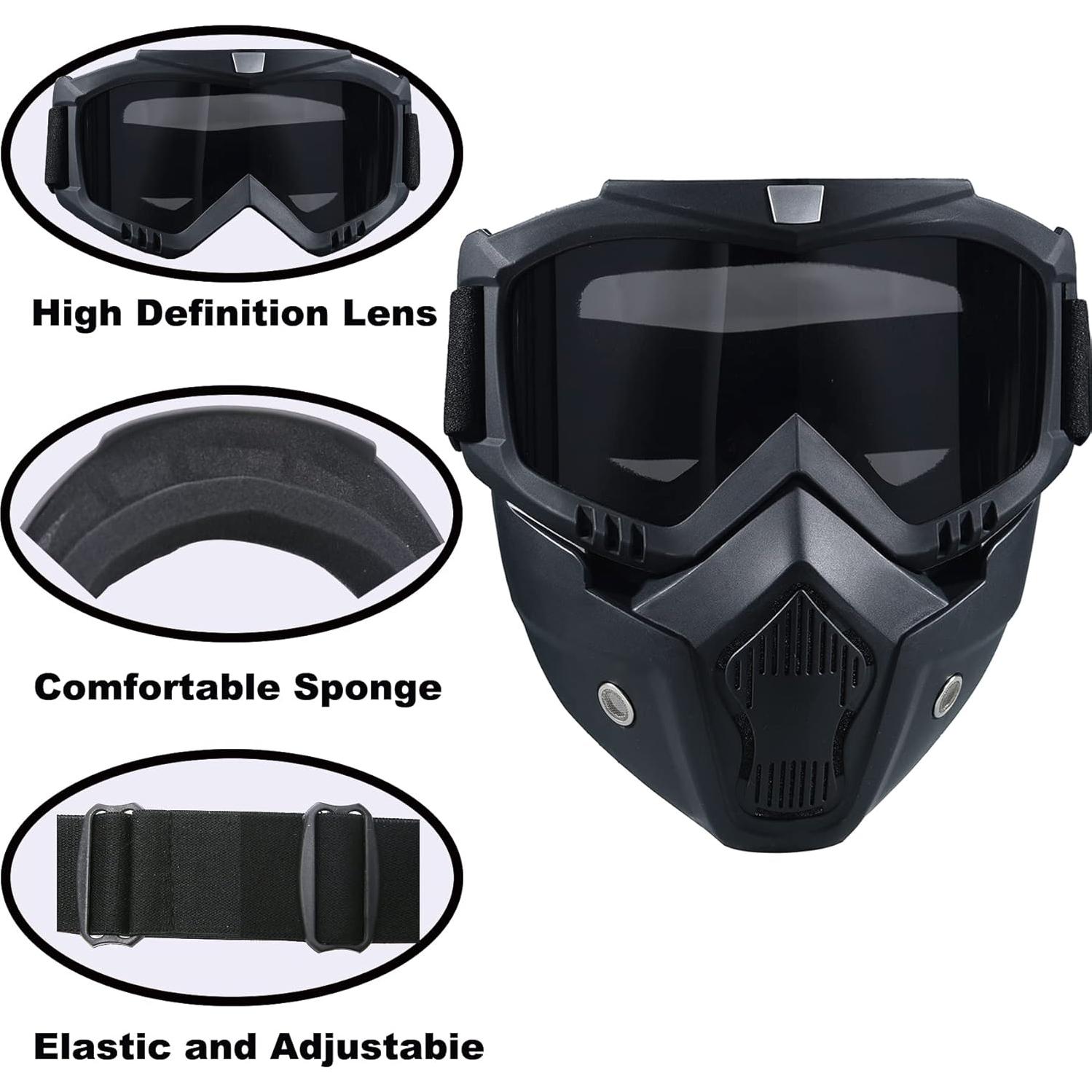 Máscara de Paintball BROYEUR L-J-S Anti Niebla Ajustable