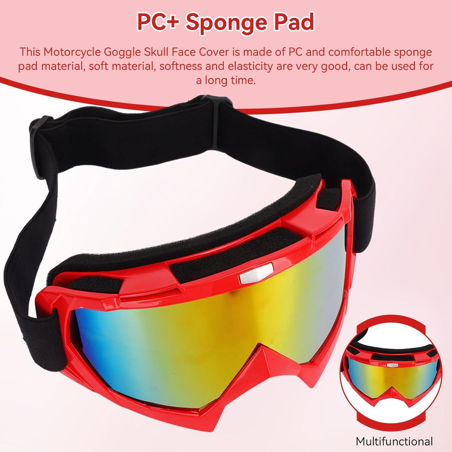 Gafas de Ciclismo HERCHR con Cubierta Facial A Prueba de Viento