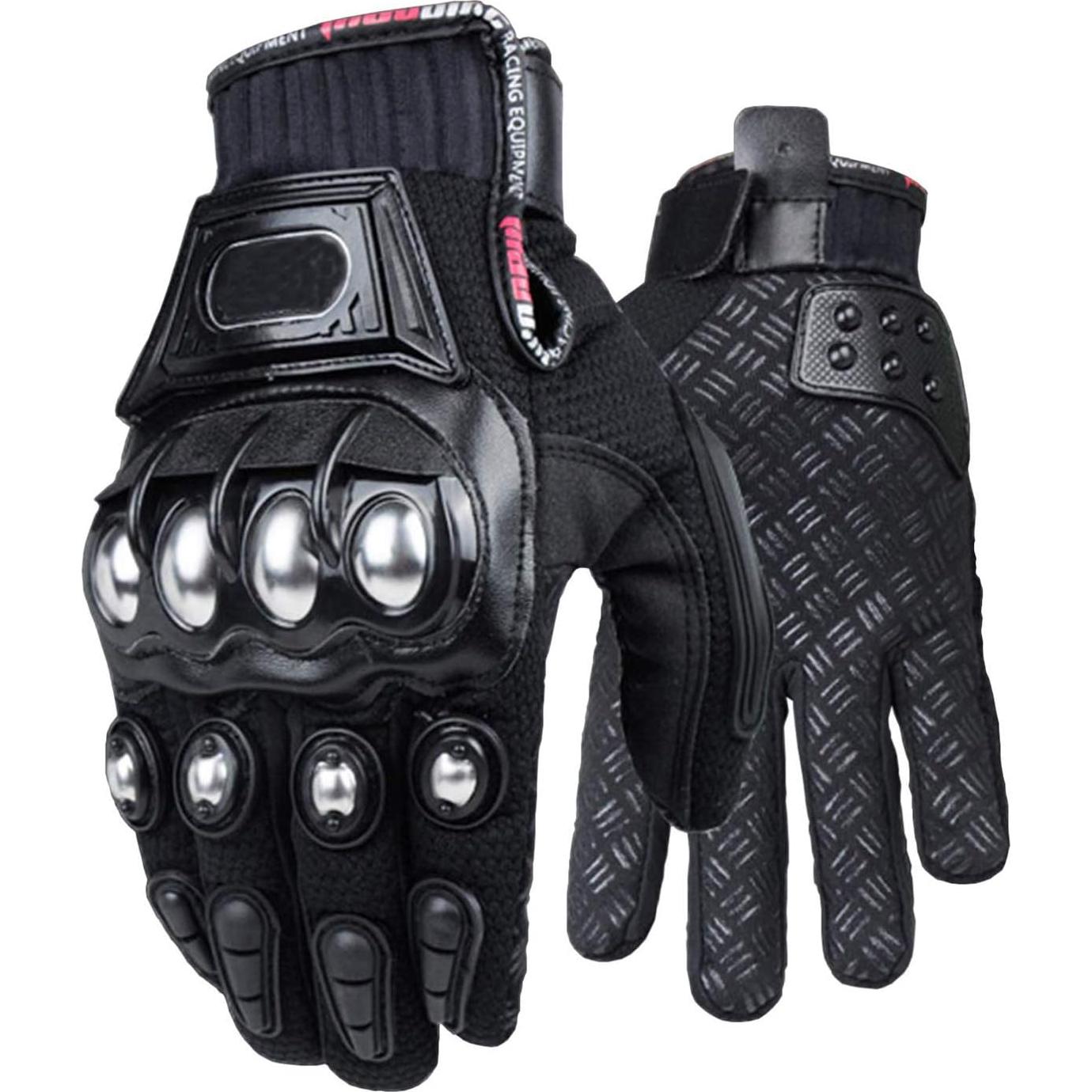 Guantes de Seguridad para Motocicleta Oubaiya JK-10C Mediano Negro
