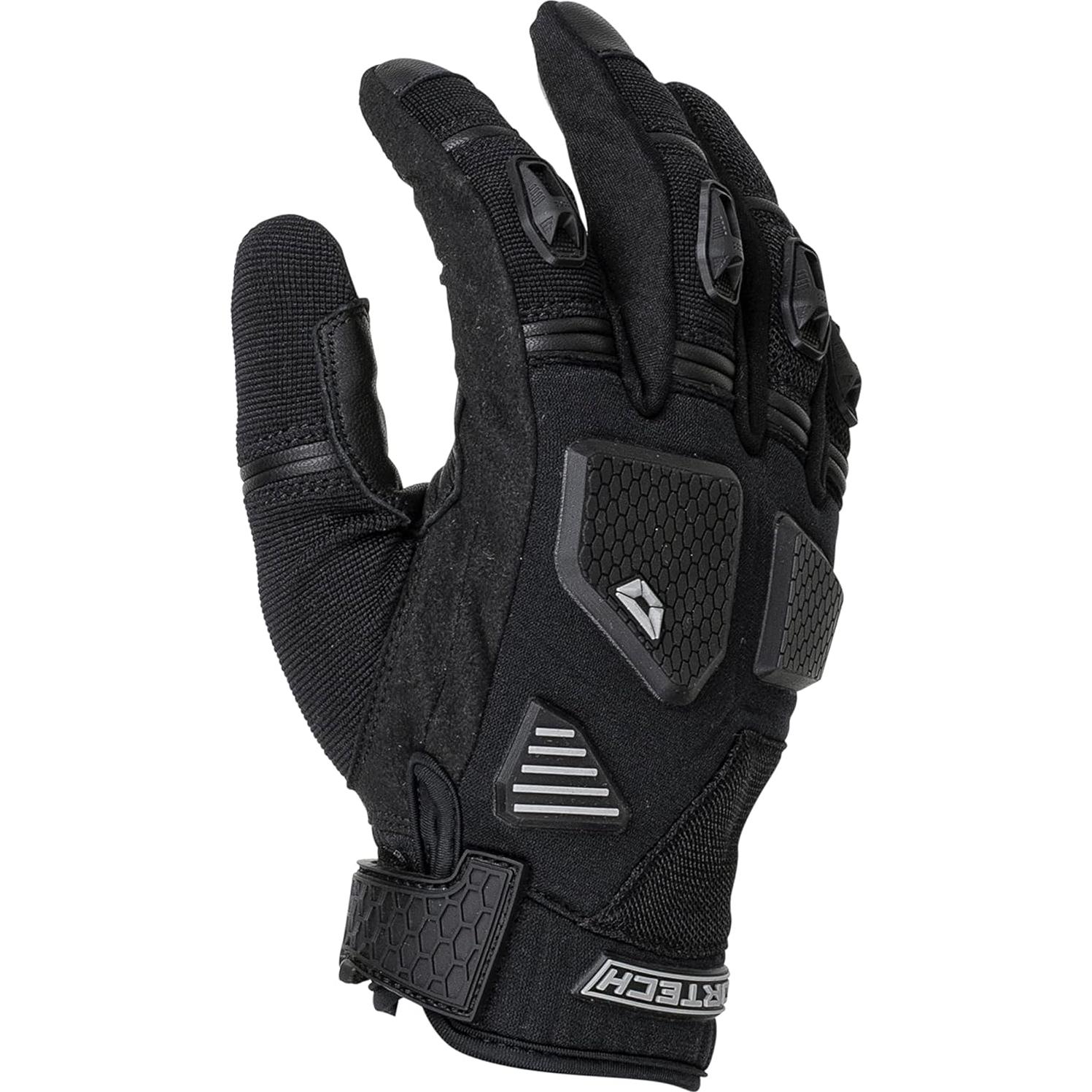 Guantes de Motocicleta Cortech Aero-Flo para Hombre Negro