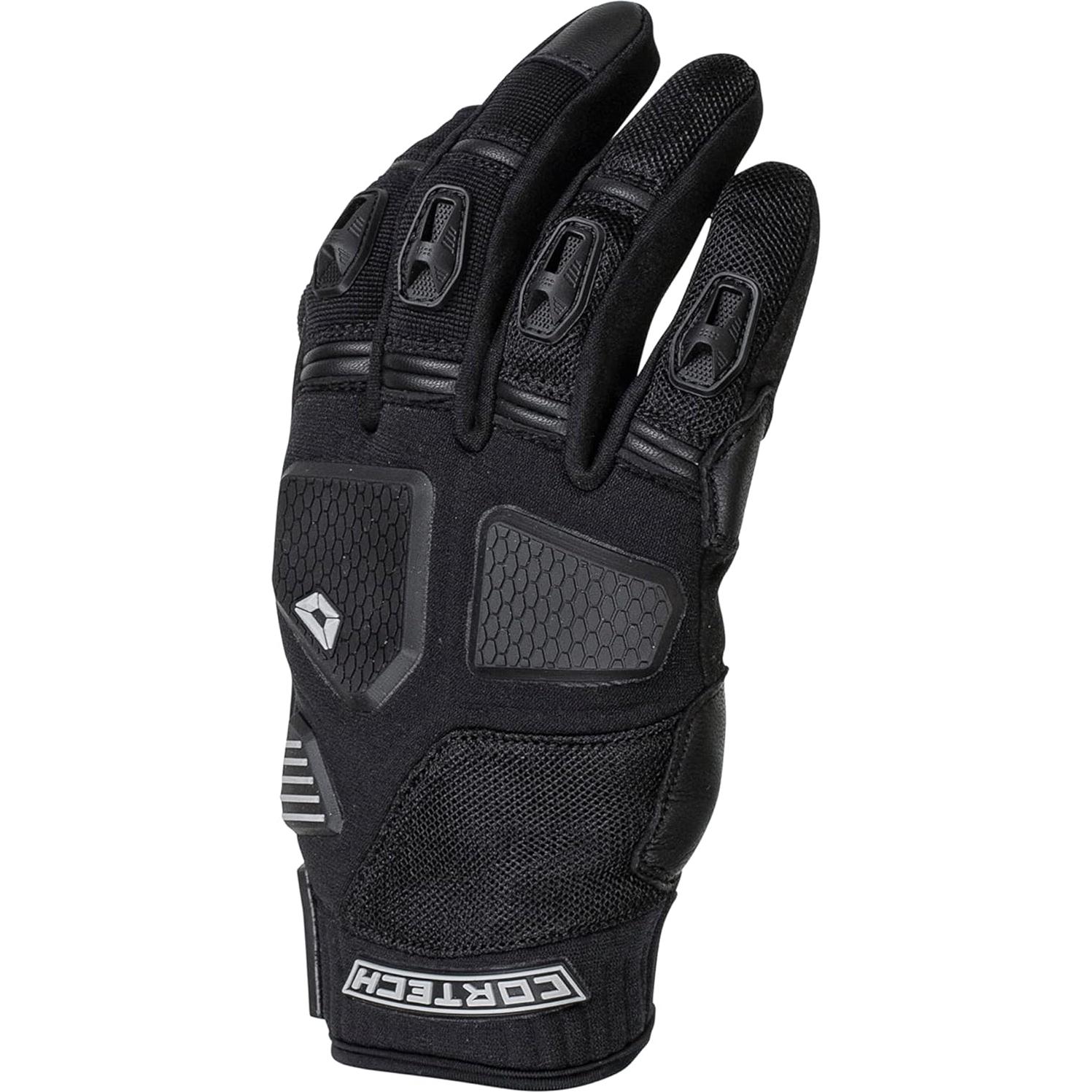 Guantes de Motocicleta Cortech Aero-Flo para Hombre Negro