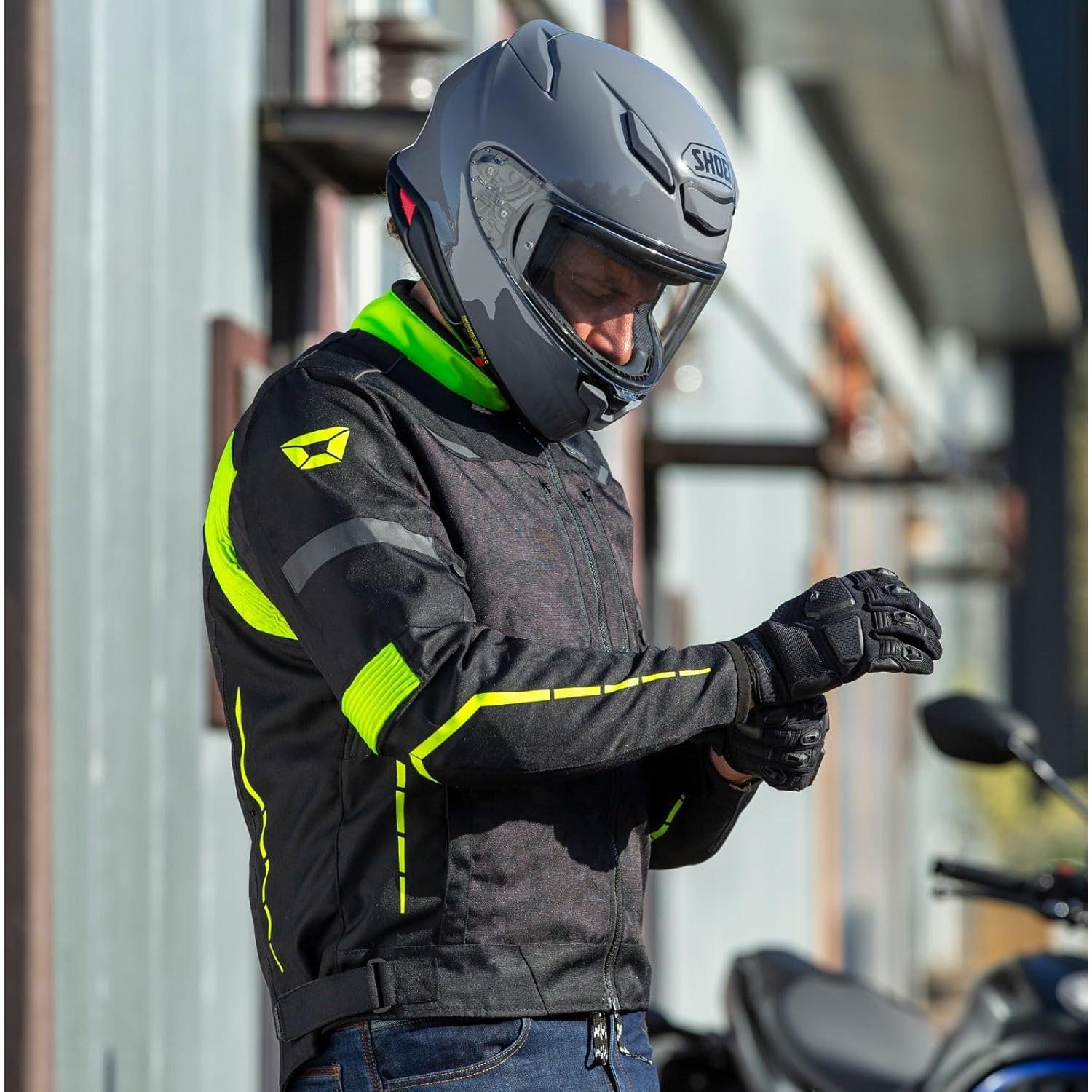 Guantes de Motocicleta Cortech Aero-Flo para Hombre Negro