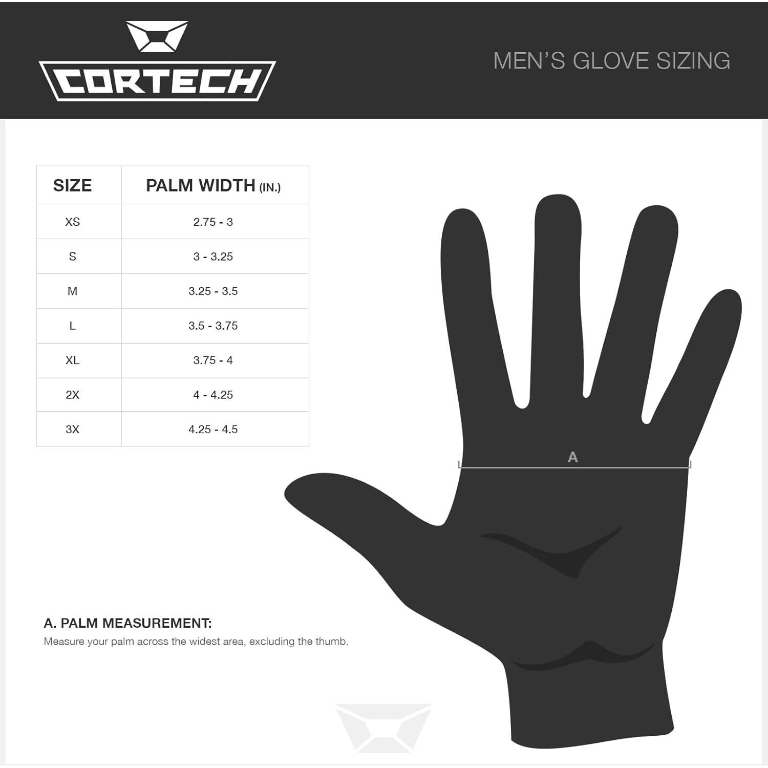 Guantes de Motocicleta Cortech Aero-Flo para Hombre Negro