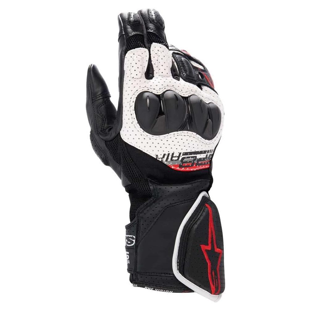 Guantes de Moto Alpinestars SP-8 Air V3 XL Negro/Blanco/Rojo