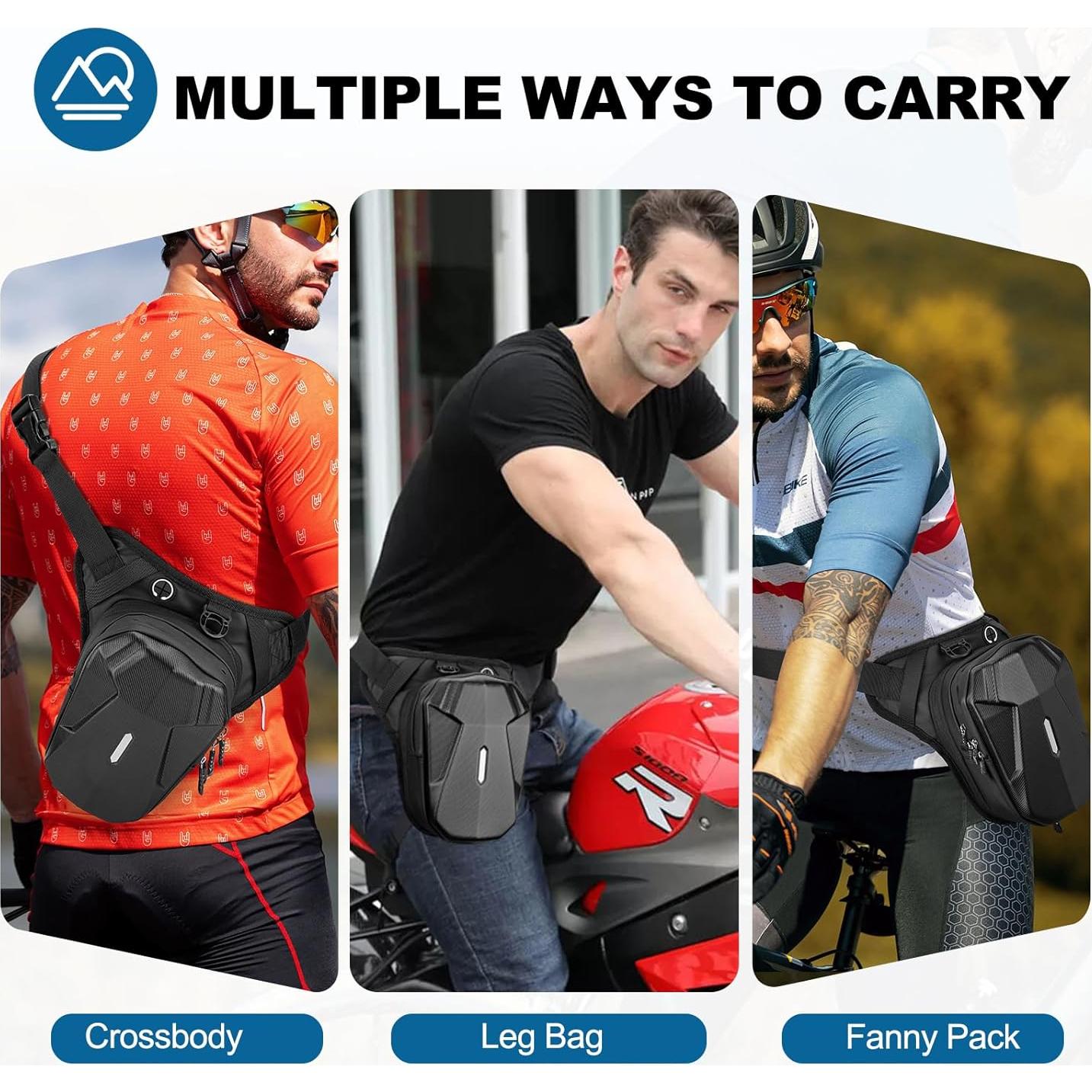 Bolsa de Muslo ISEYOU Unisex 21x10x15cm Impermeable