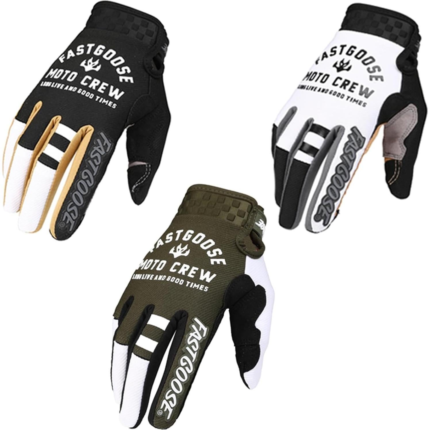 Guantes de Ciclismo EXCEREY Microfibra Tablero Ajedrez S-XL