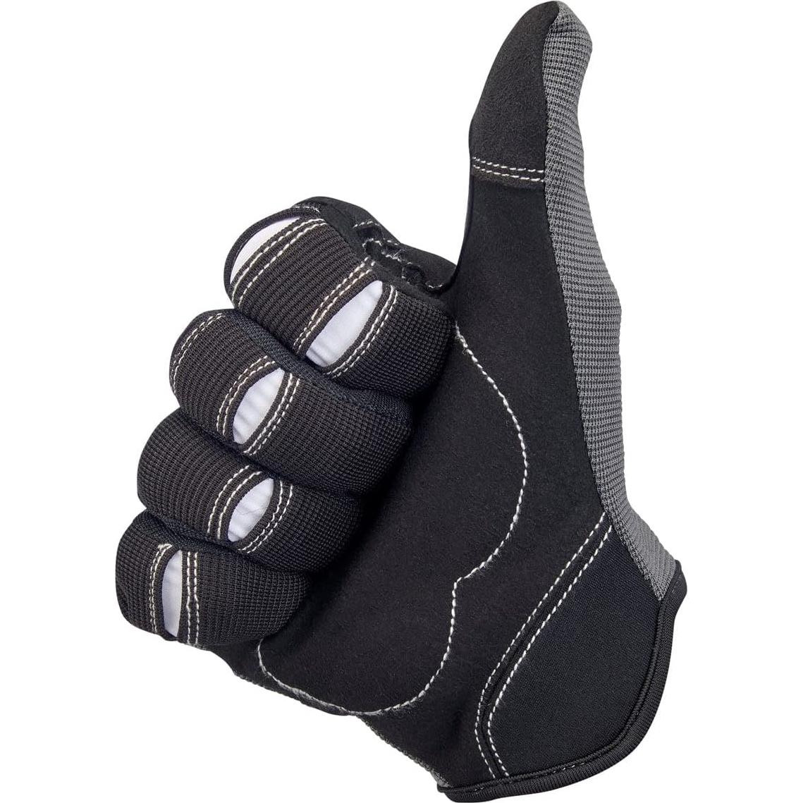 Guantes de Motocicleta Biltwell Moto X-Pequeño Gris Negro