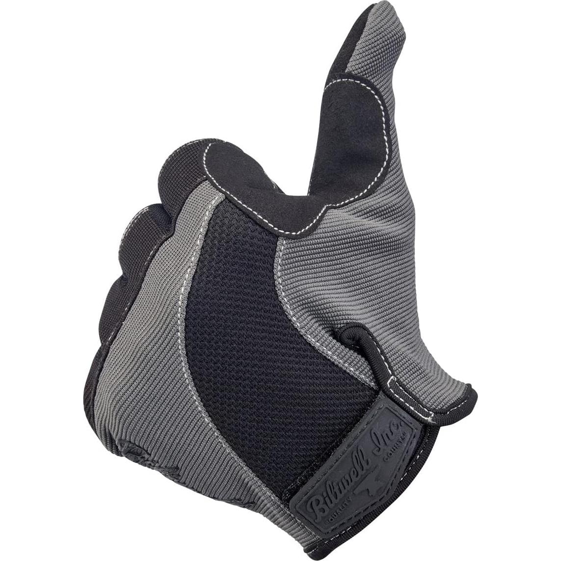 Guantes de Motocicleta Biltwell Moto X-Pequeño Gris Negro