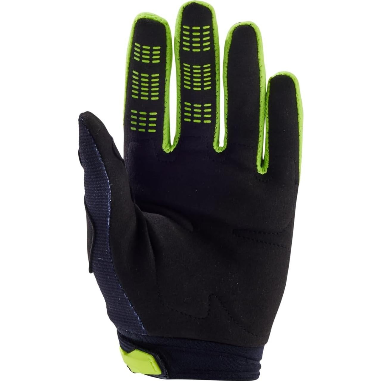 Guantes de Motocross Fox Racing 180 Flora para Mujeres, Negro/Amarillo, Pequeño