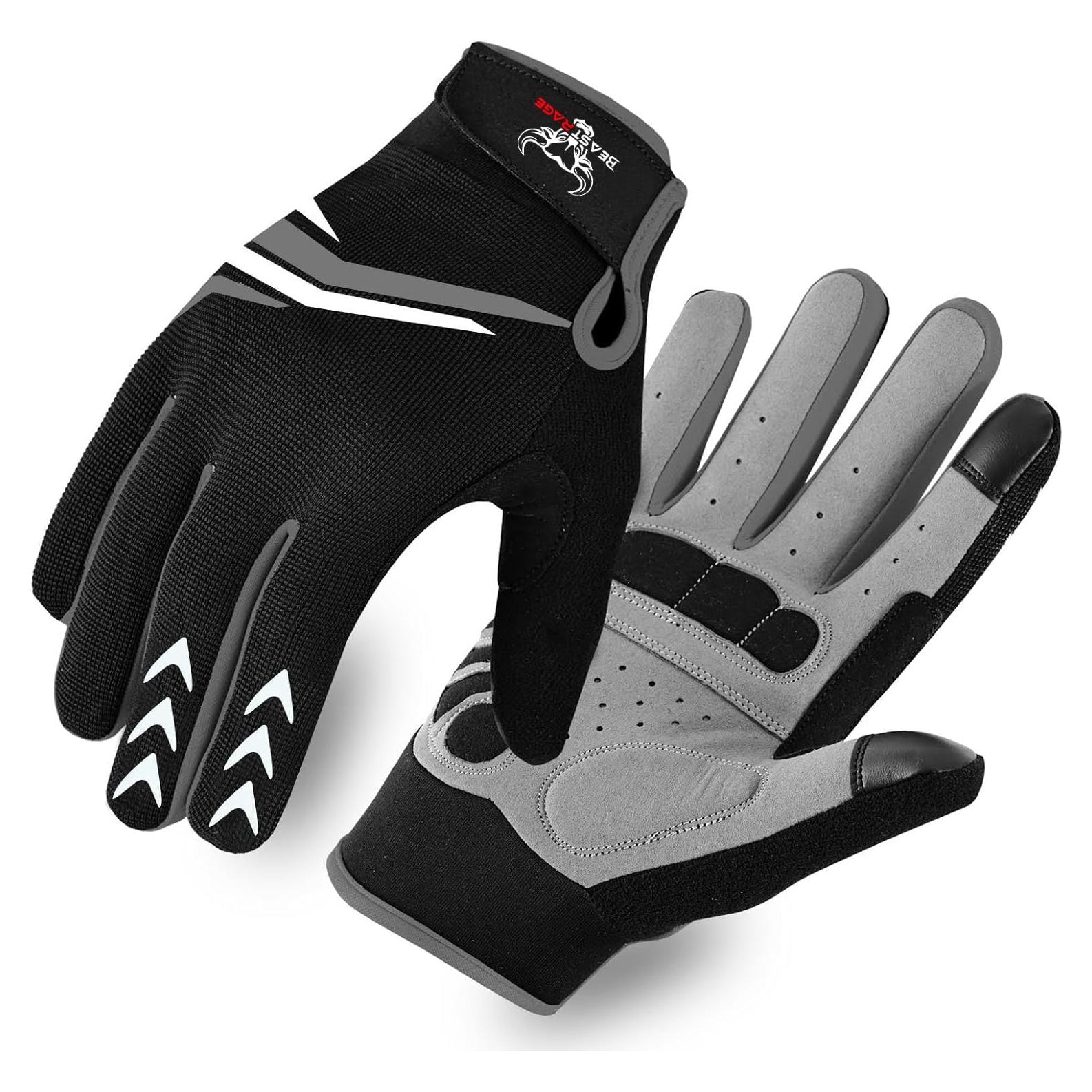 Guantes de Ciclismo Beast Rage RG8 Unisex con Amortiguación