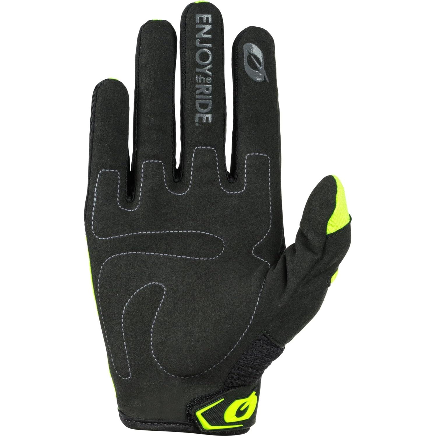 Guantes de Motocross O'NEAL Element para Hombre Negro/Neón T10