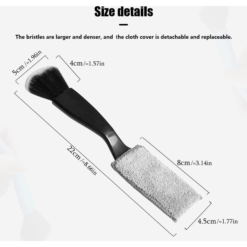 Cepillo de Doble Cabeza para Detallar Autos Smeyta 2PCS