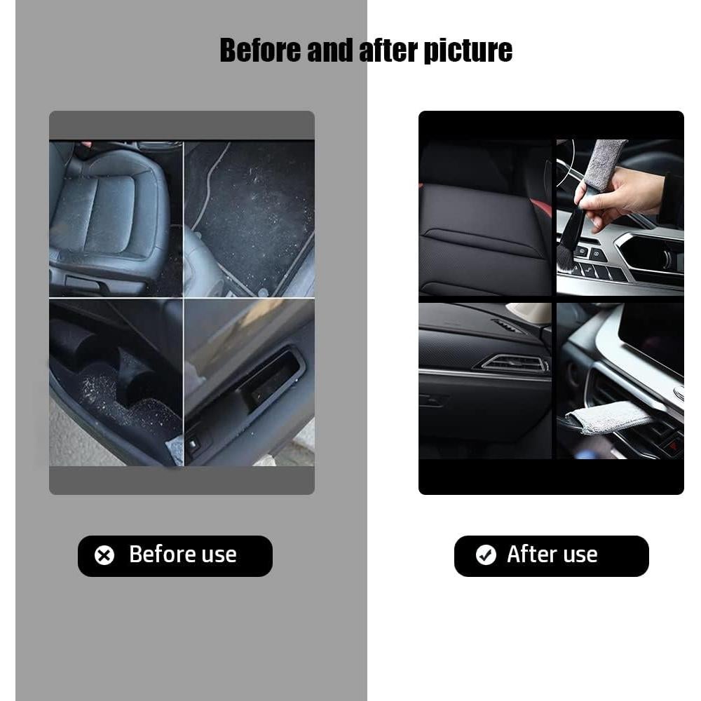 Cepillo de Doble Cabeza para Detallar Autos Smeyta 2PCS