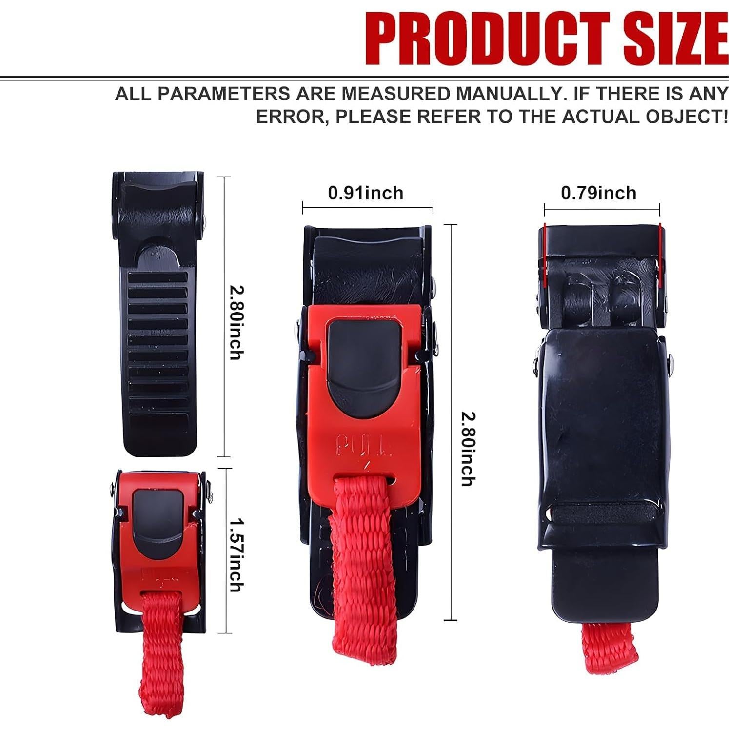 Hebilla de Casco de Motocicleta ZBGUN Rojo Liberación Rápida