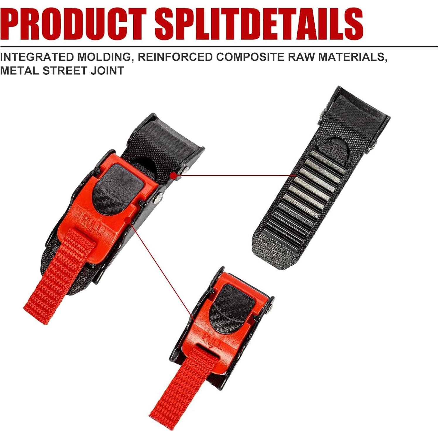 Hebilla de Casco de Motocicleta ZBGUN Rojo Liberación Rápida