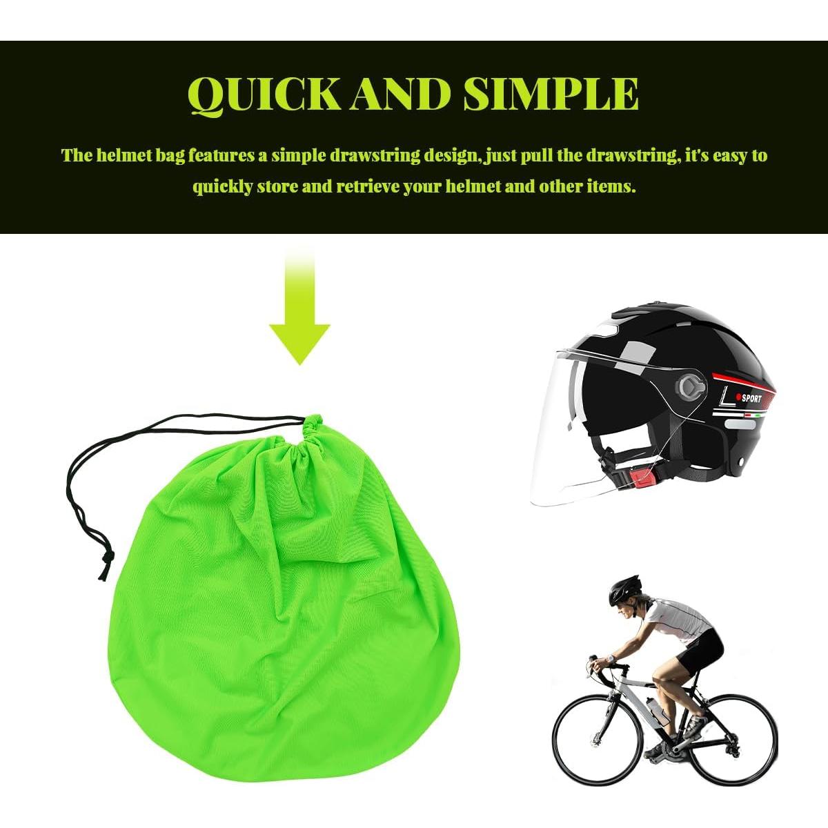 Bolsa para Casco de Motocicleta NYTKL Plegable Verde 47x43cm