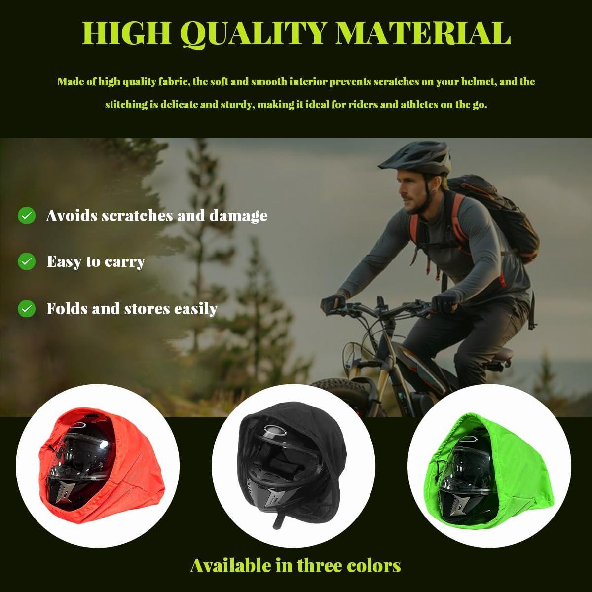 Bolsa para Casco de Motocicleta NYTKL Plegable Verde 47x43cm