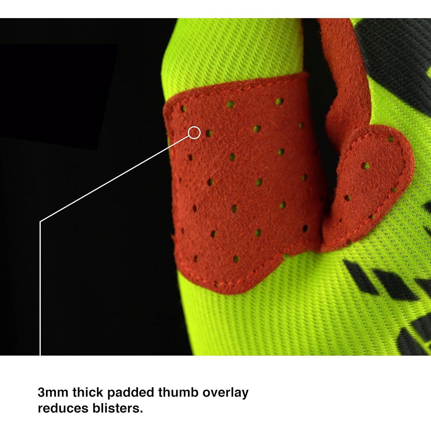 Guantes de Ciclismo 100% Ridefit Marino/Blanco Mediano