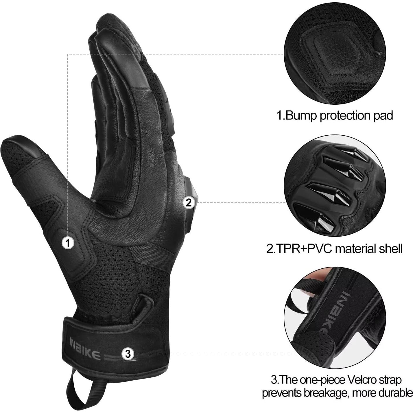 Guantes de Motocicleta INBIKE I24MG855 con Protección Táctil