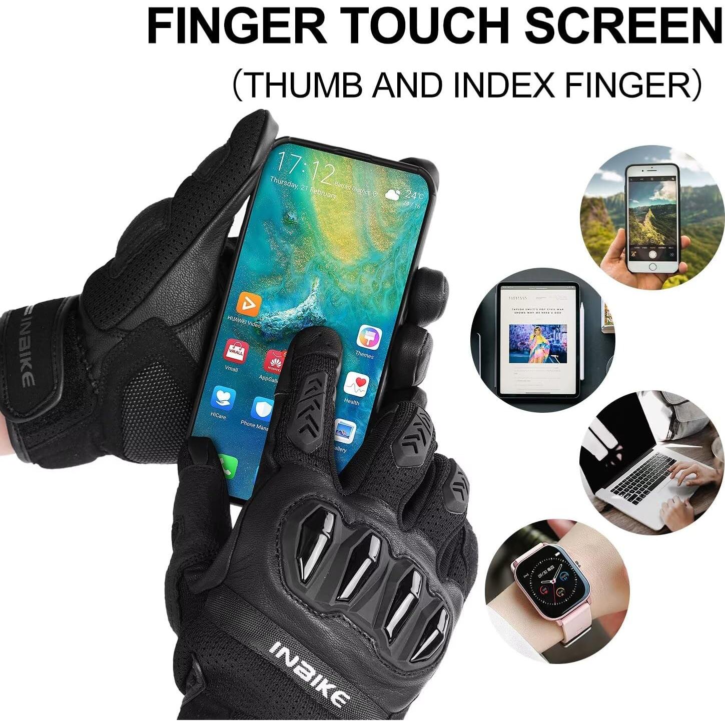 Guantes de Motocicleta INBIKE I24MG855 con Protección Táctil