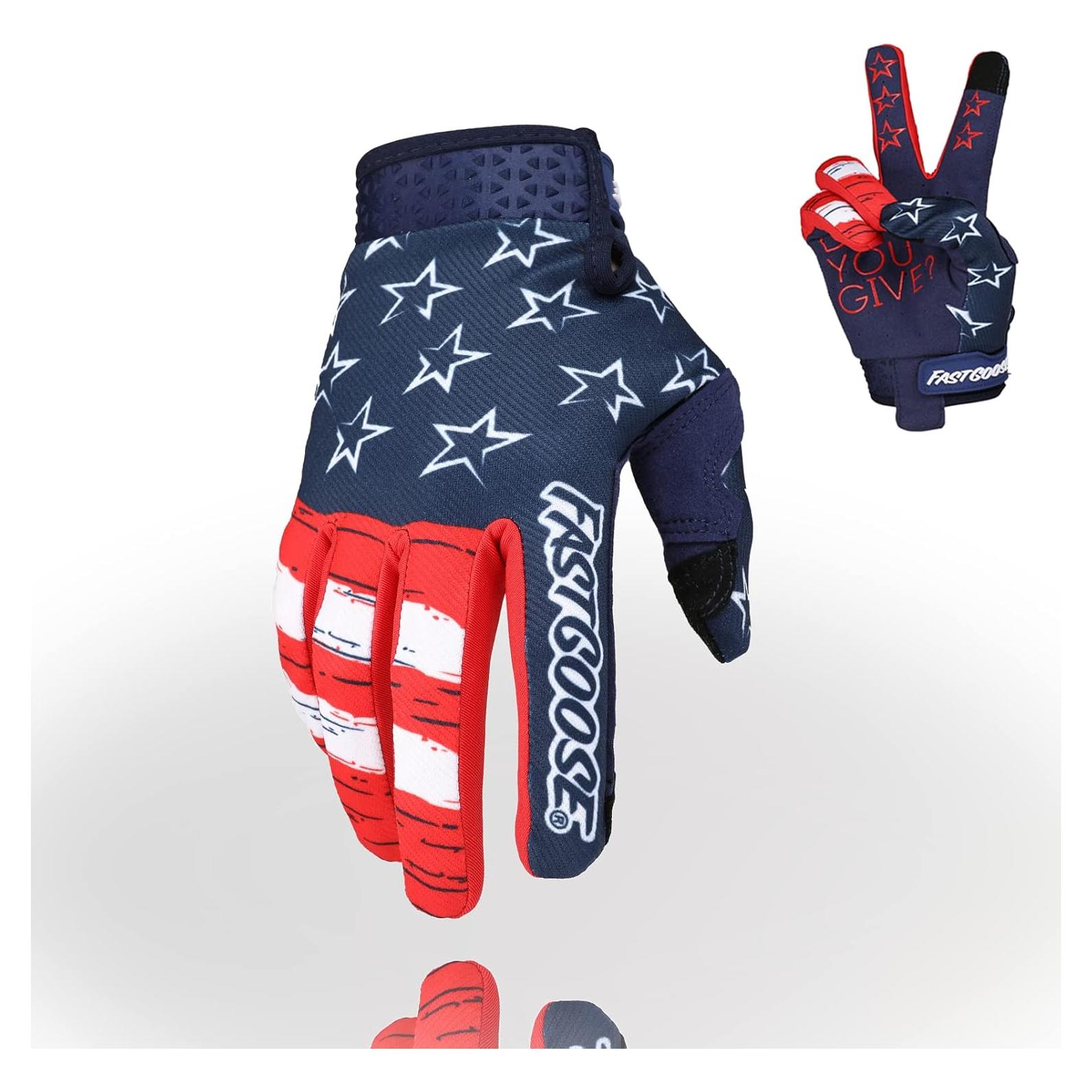 Guantes de Motocicleta FASTGOOSE Transpirables Unisex Talla S a XL