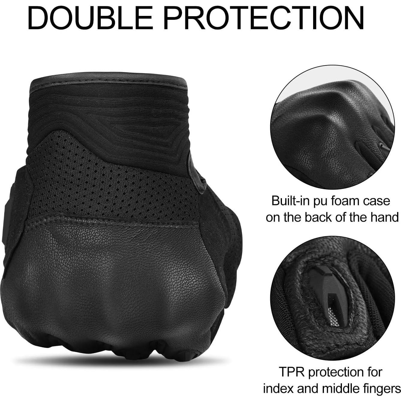 Guantes de Motocicleta INBIKE I24MG616 Unisex Táctiles Transpirables